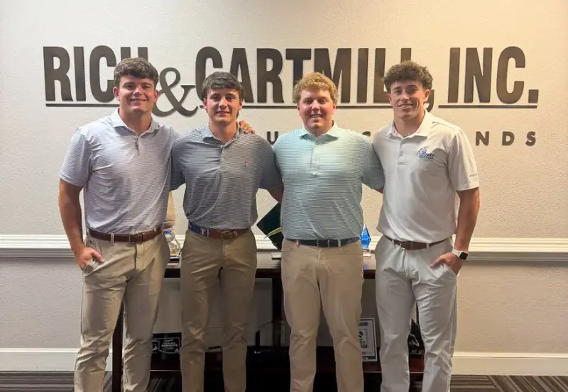 Summer Interns with Rich & Cartmill Insurance.